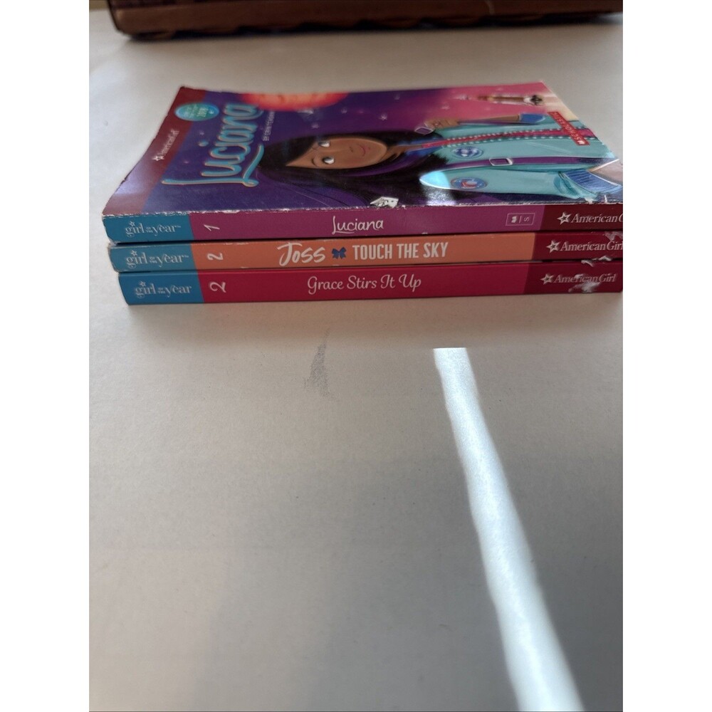 American Girl Books Lot of 3 Luciana Joss Sky Grace Stirs It Up Paperback